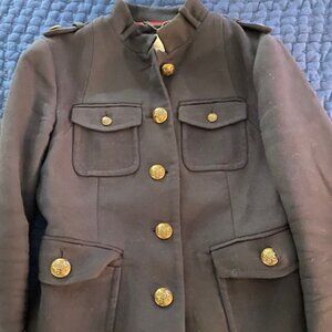 Banana Republic Italian blend navy blazer